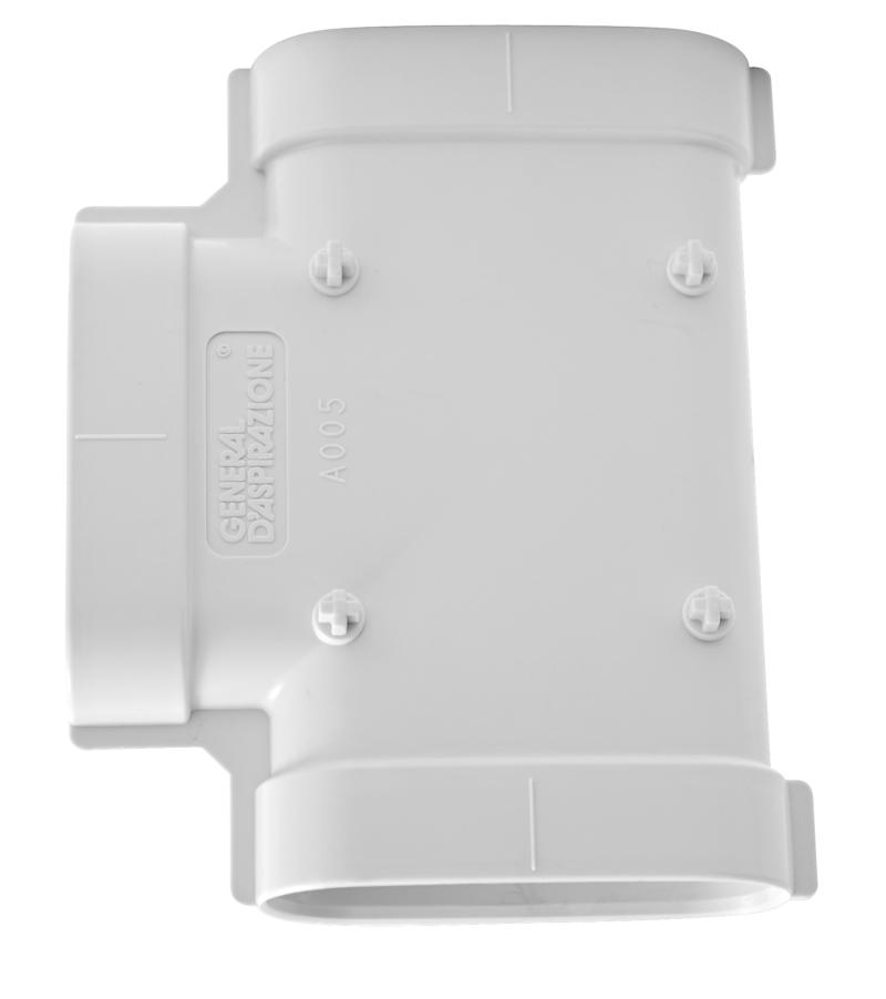 T-Stück Flachrohrsystem